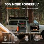 Jackery Explorer 1000 v2 Portable Power Station (1050Wh Version), 1500W AC/100W USB-C Output, LiFePO4 Battery, Fast Charge, Power Supply for Outdoor,Emergency, RV, Off-Grid Living