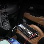 ROADGIVE 3000W Pure Sine Wave Inverter 12V DC to 110V AC, Car Power Inverter with Dual AC Outlets, LCD Display, Smart Cooling Fan for Home, Vehicle, Road Trips, Camping