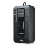 CyberPower EC750G Ecologic Battery Backup & Surge Protector UPS System, 750VA/450W, 12 Outlets, ECO Mode, Compact Uninterruptible Power Supply, Black