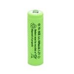 GSUIVEER Ni-Mh AA 600mAh 1.2V Rechargable Batteries Pre-Charged for Outdoor Solar Lights,Garden String Light, Pathway Lights (8Pack AA)