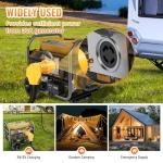 MECMO NEMA L14-30P to 14-50R RV Generator Adapter, 30 Amp to 50 Amp Twist Locking Generator 4 Prong Male Plug to 4 Prong RV Female, Heavy Duty for RV Trailer Camper Generator EV Tesla Level 2 Charging