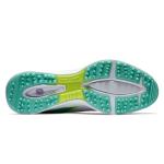 FootJoy Women's FJ Fuel Previous Season Style Golf Shoe, White/Green/Lilac, 7.5