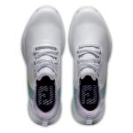 FootJoy Women's FJ Fuel Previous Season Style Golf Shoe, White/Green/Lilac, 7.5