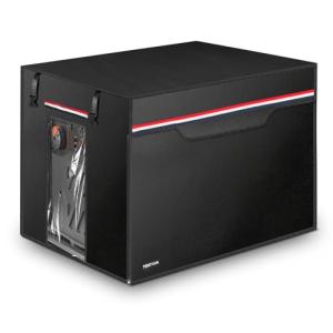 TENTVIA Outdoor Generator Cover,600D Heavy-Duty Oxford Fabric,Dustproof and Waterproof Protection for Generators, Suitable for Most 1500-15000W Generators.Black (Double-layer, 38''Lx28''Wx30''H)