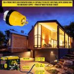 NEMA L14-30P to 50A SS2-50R RV Marine Power Generator Adapter, 30A L14-30P to SS2-50R, 30A Male 4 Prong Twist Lock Adaptor to 50A SS2-50R Plug Female with Locking Ring, 125V/250V by FASWORX