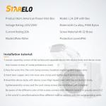 STARELO 20 Amp Outdoor Power Inlet Box