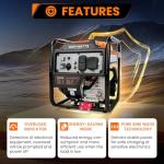 Hushlight 4000W Quiet Portable Inverter Generator