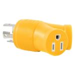 Camco 55438 PowerGrip (30M/2 x 15F) 4-Prong Generator Adapter