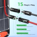 Bateria Power Solar to XT60 Charge Extension Cable 12AWG 20Ft Solar Connector to XT60 Adapter Cable for Solar Panel to LiFePO4 Battery RV Portable Power Station Solar Generator (20FT)