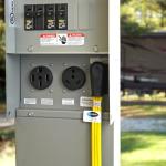 Conntek 15 Amp to 30 Amp RV Camper Flat Cable Cord Adapter