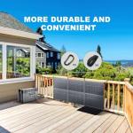 ALLPOWERS SP039 600W Foldable Solar Panel, 24% Efficient IP66 Waterproof for RV Camping Home & 12V Systems, Compact Portable Design（SP039-600W