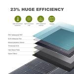 ALLPOWERS SP039 600W Foldable Solar Panel, 24% Efficient IP66 Waterproof for RV Camping Home & 12V Systems, Compact Portable Design（SP039-600W