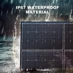 ALLPOWERS SP039 600W Foldable Solar Panel, 24% Efficient IP66 Waterproof for RV Camping Home & 12V Systems, Compact Portable Design（SP039-600W