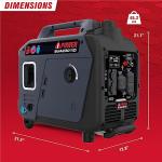 A-iPower 2300-Watt Dual Fuel Portable Inverter Generator