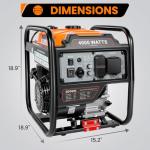 Hushlight 4000W Quiet Portable Inverter Generator