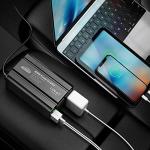 400W Power Inverter DC 12V to 110V AC Car Charger Converter with 4.8A Dual USB Ports and 2 AC Outlets Car Adapter (Black)