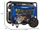 Westinghouse 9500 Peak Watt Home Backup Portable Generator, Remote Electric Start with Auto Choke, Transfer Switch Ready, Gas Powered, CO Sensor