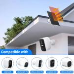 Solar Panel for Eufy Camera, for eufyCam 2/2 Pro,2C/2C Pro,E,soloCam E20/E40 Spotlight,IP65 Waterproof USB-C Solar Panel Charger for eufy with Micro USB & Micro Plug (2Pack)