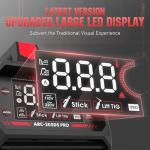 YESWELDER 205Amp Stick Welder Large LED Display, Digital Inverter IGBT ARC Welding Machine, 110V/220V Dual Voltage Hot Start Portable MMA Welder Machine, Arc force