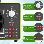 Ozonlife Commercial Ozone Generator Machine 50g Powerful Odor Removal Portable Ozone Air Purifier for Home Industrial Office Factory