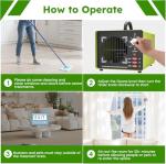 Ozonlife Commercial Ozone Generator Machine 50g Powerful Odor Removal Portable Ozone Air Purifier for Home Industrial Office Factory