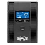 Tripp Lite SMART1300LCDT 1300VA UPS Battery Backup, AVR, LCD Display, 8 Outlets, 120V, 720W, Tel & Coax Protection, USB, 3 Year Warranty & $250,000 Insurance Black