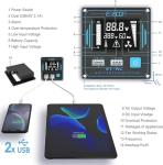 EDECOA 3000 Watt Power Inverter DC 12V to AC 110V 120V 3000W Converter for Car Truck RV with LCD and Dual USB Romte Controller (ETRC Remote)