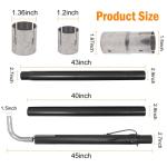 HRepair RV Generator Exhaust Extension Kit,RV Generator Exhaust Venting System For Most RV Exhaust Systems 44461