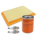 6485 Maintenance Kit Includes 070185E Oil Filter, 0J8478S Air Filter, RC12YC Spark Plug, Compatible with Generac 16KW 20KW 22KW 24KW 26KW Air Cooled Generator with 999cc Engine