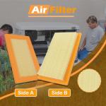 6485 Maintenance Kit Includes 070185E Oil Filter, 0J8478S Air Filter, RC12YC Spark Plug, Compatible with Generac 16KW 20KW 22KW 24KW 26KW Air Cooled Generator with 999cc Engine