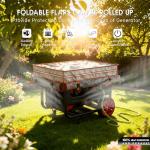 Generator Covers While Running,Generator Covers,28X20X20Inches,Top Can be Refuel, for 3000-5000W Frame Generator,900D+210D Double-Layer Fabric,With Tool Bag and Operable Window. Beige