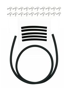 YAMAKATO Generator Fuel Line Kit 3/16 for Small Engine Champion Honda Predator Coleman Generac Mini Bike w/Clamps