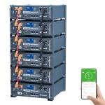 VPauexii 48V 600Ah LiFePO4 Lithium Battery,Auto Fire Suppression,WiFi/Bluetooth, 48V Server Rack Battery with 3U Rack Mount Kit, 30.72kWh,6000+ Cycles,for Solar Energy Storage, Off-Grid, Backup Power