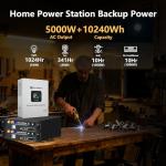 ECO-WORTHY 10240Wh Home Power Backup Station