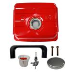 POWER PRODUCTS Fuel Tank With Handle For Storm Cat 900 Watts 2 Cycle For Power Smart For TogoPower 1000 1200 Watts For All Power America APG3004A 900W APG3004D 1200W 2-Stroke Gas Generator