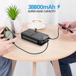 QiSa 38800mAh Solar Power Bank with Wireless Charging