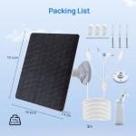 ECO-WORTHY 5W Solar Charger for Ring Cameras