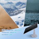 ECO-WORTHY 5W Solar Charger for Ring Cameras