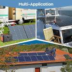 PAEKQ 10AWG Solar Panel Cable to Anderson Connector Adapter Solar Extension Cable Compatible with Anderson PowerPole Port for RV,Goal Zero Yeti,Renogy Portable Solar Generator Power Station (10FT)