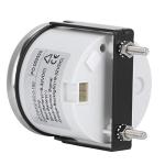 Trim Gauge Boat 52mm/2in UP-DN Boat Marine Trim Gauge 0-190ohm Trim Tilt Indicator Red Backlight(Silver frame on white) for trim gauge for boat mercruiser trim sender gauge kit