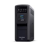CyberPower CP850PFCLCD PFC Sinewave UPS Battery Backup and Surge Protector, 850VA/510W, 10 Outlets, AVR, Mini-Tower; UL Certified