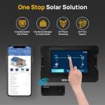 ECO-WORTHY 800W 12V 3.5KWH Off Grid Solar System with Power Monitoring Hub For Travel Trailer:4PCS 195W Solar Panel+12.8V 280Ah Lithium Battery+60A MPPT Charge Controller+2000W Pure Sine Wave Inverter