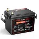 DR.PREPARE 12V 100Ah LiFePO4 Lithium Battery, 1280Wh Deep Cycle Lithium Iron Phosphate Battery with 100A BMS, Low & High Temp Protection, for RV, Marine, Solar Power, Off-Grid, Home Energy Storage