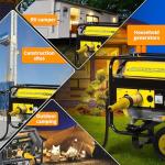 LBSC 30 Amp to 110 Adapter for Shore Power,NEMA L5-30P Twist Lock to 15/20 Amp Marine & RV Adapter,30A 125V Converts to Household 15A/20A 120V for Generator, Boats, Camper & Home