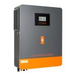 10200W Solar Inverter, 48V DC to 220-230V AC, Off Grid Pure Sine Wave Solar Inverter with 160A MPPT Charge Controller, Max PV Array 5400W, for Home, RV, for 48V Lead Acid & Lithium Battery