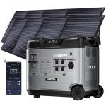 OUKITEL P5000 Pro 3600W Solar Generator with 2x400W Panel, 5120Wh Solar power station with 5 AC Outlets (5000W Peak), 1800W Fast Charging, Emergency Battery Backup for Home, Camping & RVs