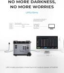 OUKITEL P5000 Pro 3600W Solar Generator with 2x400W Panel, 5120Wh Solar power station with 5 AC Outlets (5000W Peak), 1800W Fast Charging, Emergency Battery Backup for Home, Camping & RVs