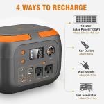 SinKeu 300W Portable Power Station, 260Wh/70400mAh Outdoor Solar Generator, Mobile Lithium Battery Pack, 110V Outlet Solar Power Banks, Camping Power Supply for Laptop, Hurricane Supplies