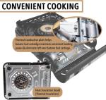 Gas One 15,000 BTU Propane or Butane Stove Dual Fuel Stove Portable Camping Stove - Patented - with Carrying Case Great for Emergency Preparedness Kit (Stove + 4 Fuel)