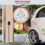 ENERLITES NEMA L14-30 Flanged Inlet Generator Plug, Locking Receptacle Socket, 30 Amp, 125/250 Volt, 3 Pole, 4 Wire, Grounding Welding Use 7500 Watts, Industrial Grade, 66493-W, White